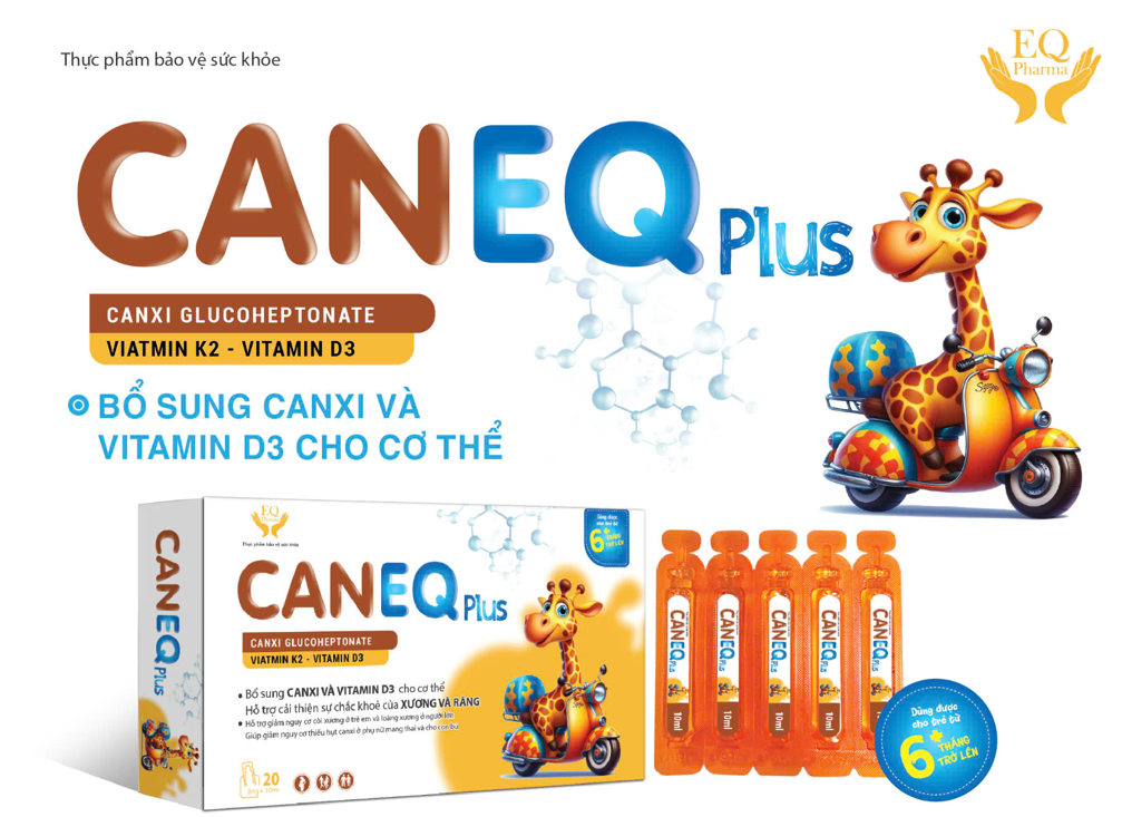 Canxi dễ hấp thu không táo bón – CANEQ PLUS